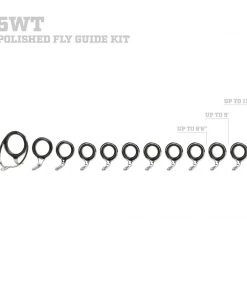 CRB LZR Single Foot Fly Rod Guide Set Kits Components