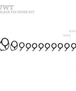 CRB LZR Single Foot Fly Rod Guide Set Kits Components