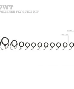 CRB LZR Single Foot Fly Rod Guide Set Kits Components