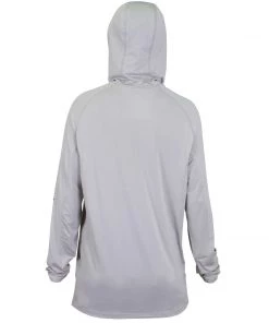 AFTCO Men's Barracuda Geo Cool™ Hooded LS Performance T-Shirt