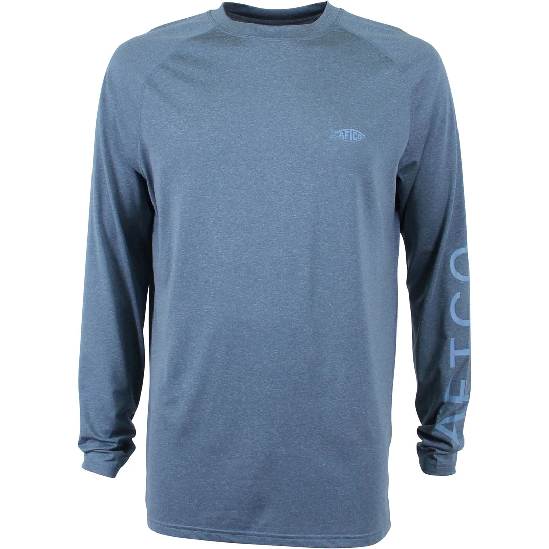 Gear AFTCO Men's Samurai 2 Heathered LS T-Shirt