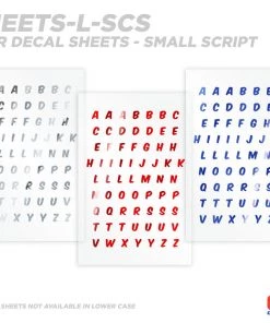 CRB Alphabet Rod Decals - Peel & Stick Letters