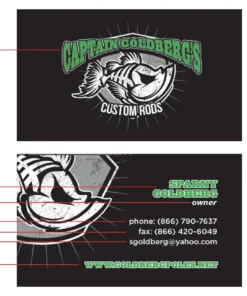 Mud Hole Gear Custom Business Cards: Green Bones