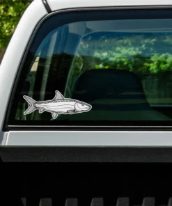 Mud Hole Supplies Black & White Gamefish Bumper Stickers
