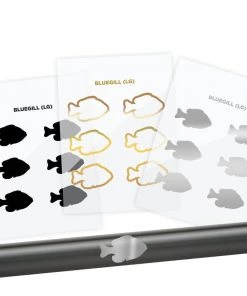 CRB Bluegill Silhouette Rod Decals - Peel & Stick