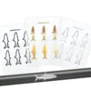 CRB Supplies Bonefish Silhouette Rod Decals - Peel & Stick