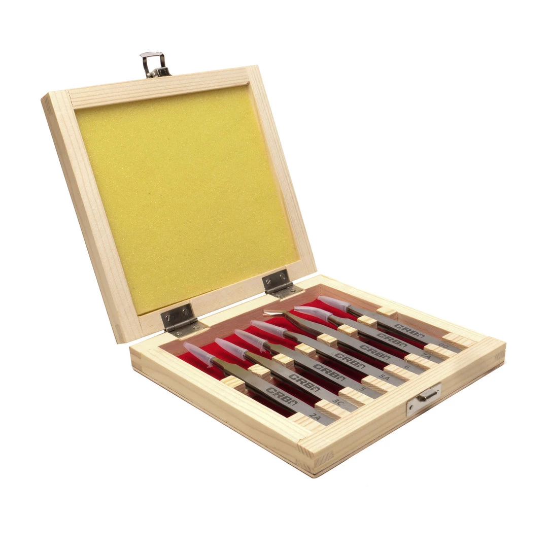 CRB 7-Piece Tweezer Set Finishing Tools