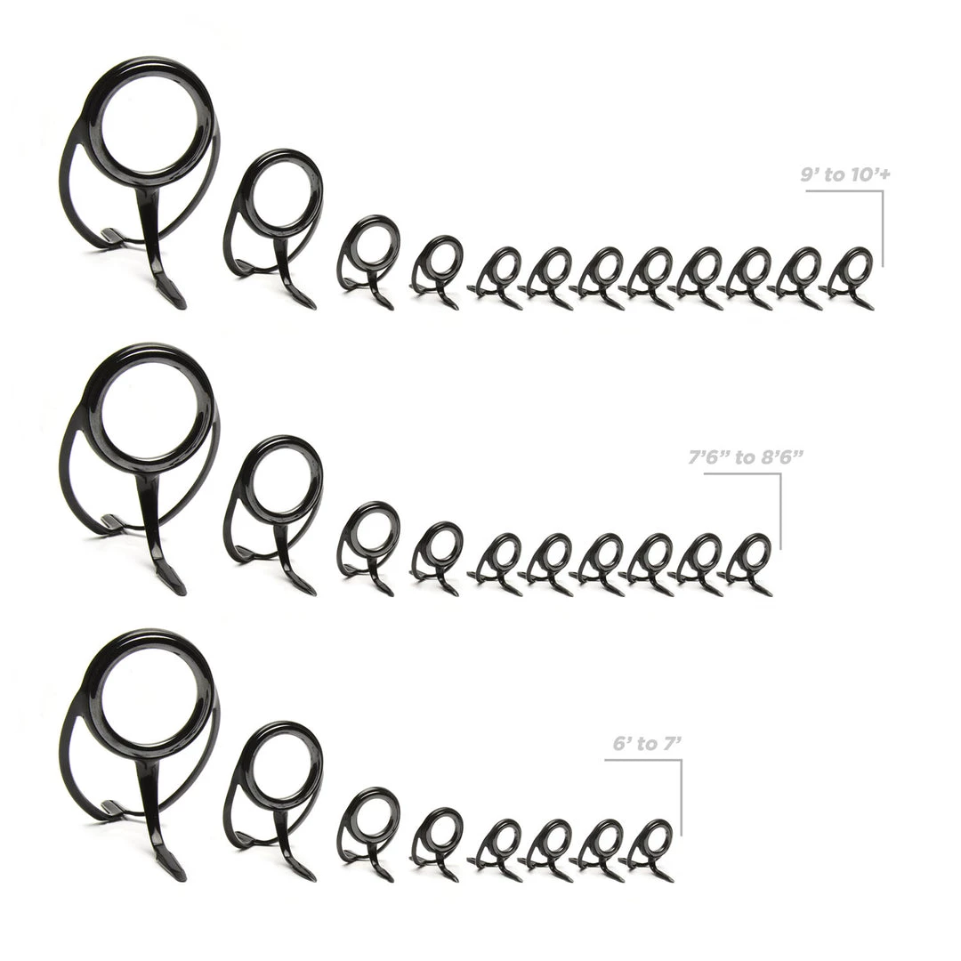 Components CRB Heavy Duty Spinning Rod Guide Kits