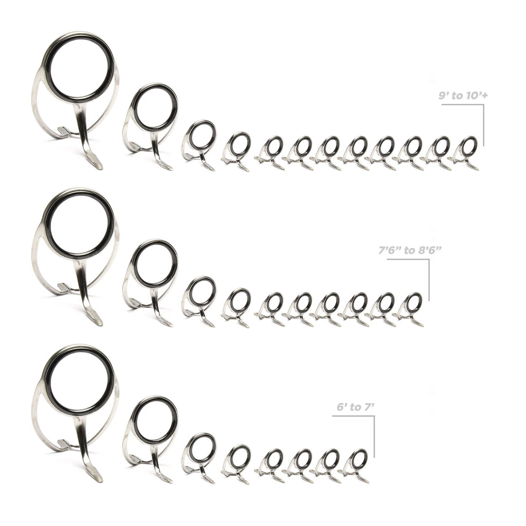 Components CRB Heavy Duty Spinning Rod Guide Kits