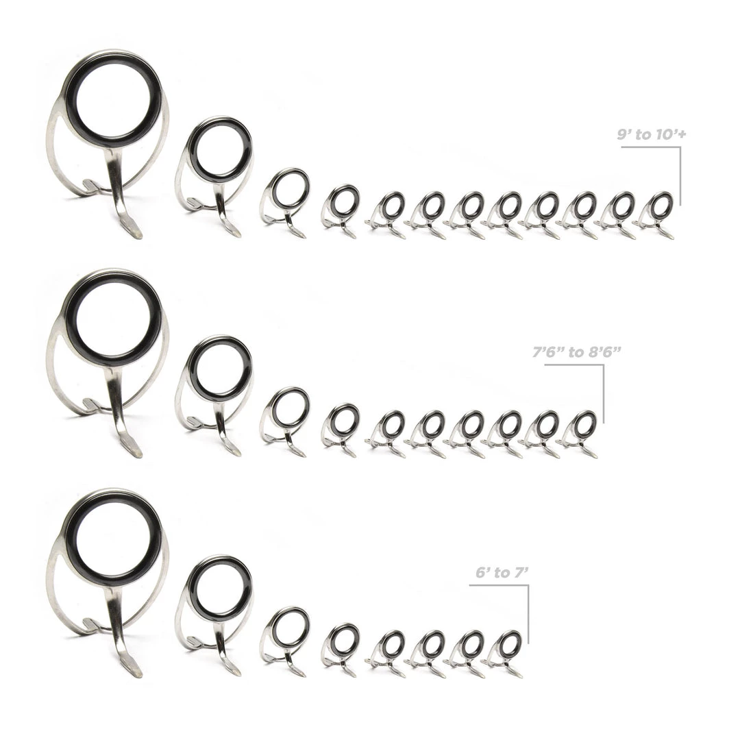 Components CRB Heavy Duty Spinning Rod Guide Kits