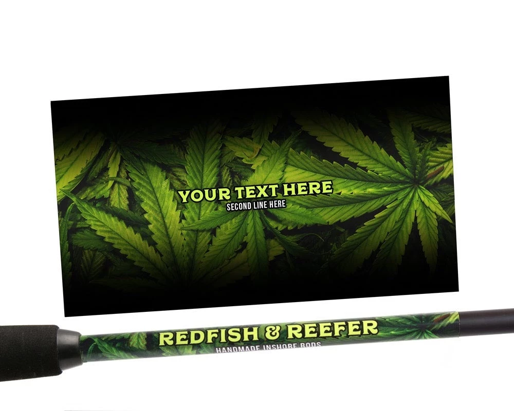 CRB Supplies Custom Rod Skinz - Marijuana