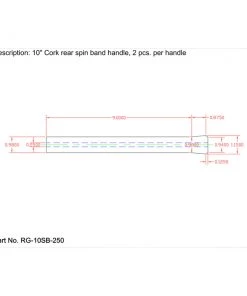 CRB Cork Rear Spin Band Grips - 10