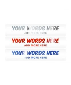 Mud Hole Supplies Customizable Designer Rod Decals - Comic