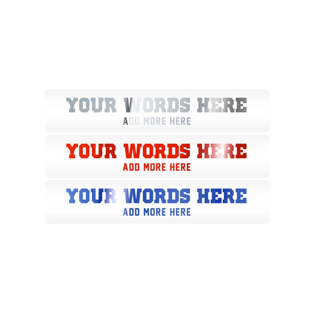 Mud Hole Supplies Customizable Designer Rod Decals - Old School