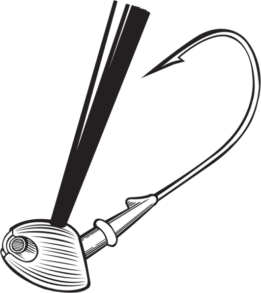 DO-IT BSH-3-SA Weedless Brush Jig Mold Gear