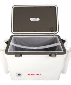 Engel USA Gear Engel 30QT Live Bait Dry Box/Cooler W/ Rod Holders
