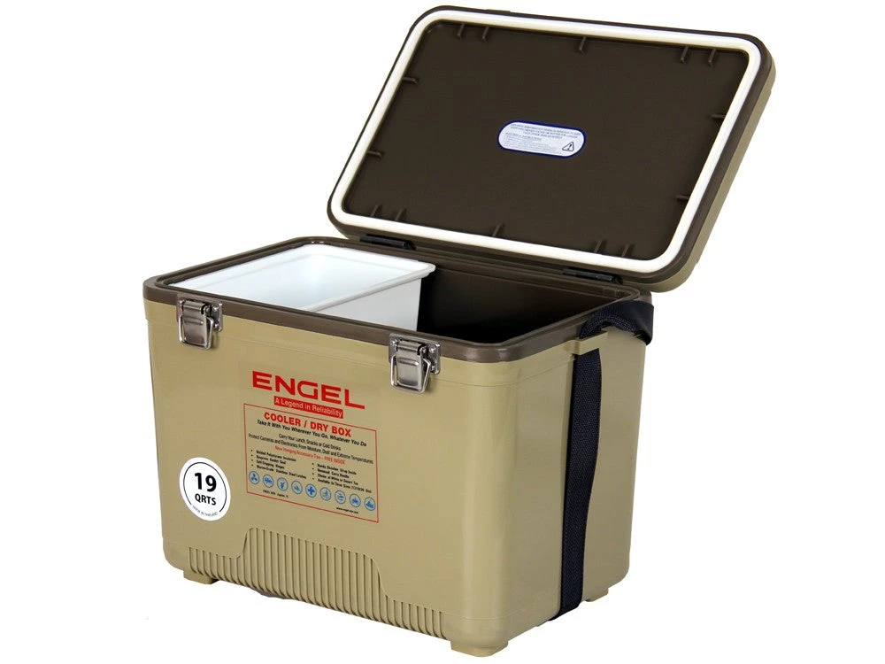 Engel USA Gear Engel 19 Qt. Cooler/Dry Box - Tan