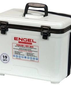 Engel USA Engel 19 Qt. Cooler/Dry Box - White