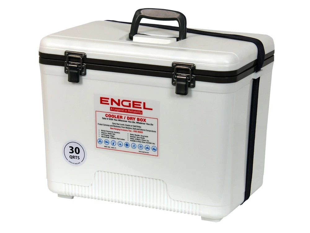 Engel USA Gear Engel 30 Qt. Cooler/Dry Box - White