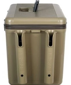 Engel USA Engel 19 Qt. Cooler/Dry Box With Rod Holders - Tan