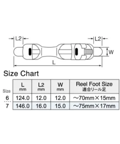 Fuji LS Plate Type Reel Seats Components
