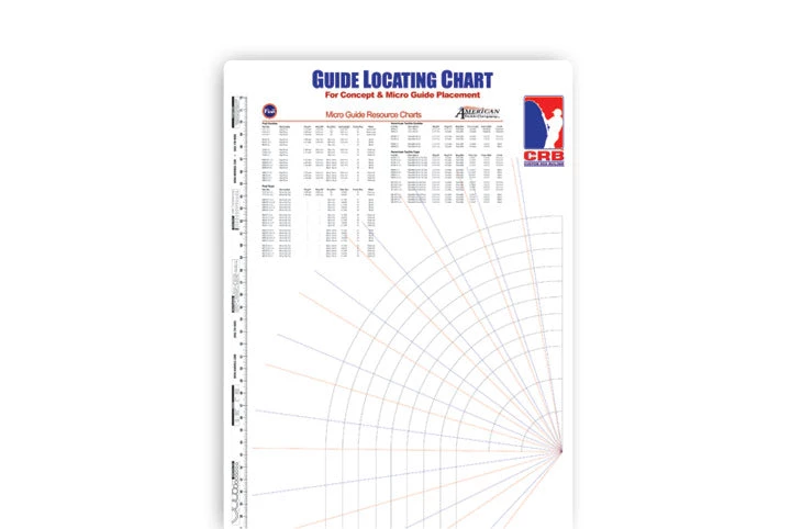 CRB Guide Locating Chart For Concept & Micro Guides Measuring Tools