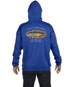 Mud Hole Custom Hoodie: Bamboo Frame With Crossing Rods Gear