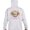 Mud Hole Custom Hoodie: Life Ring With Crossing Rods