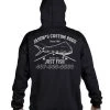 Mud Hole Gear Custom Hoodie: Vintage Distressed Fish And Rods