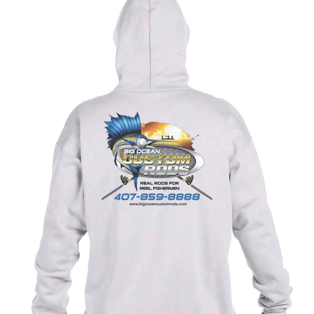 Mud Hole Custom Hoodie: Jumping Marlin Gear