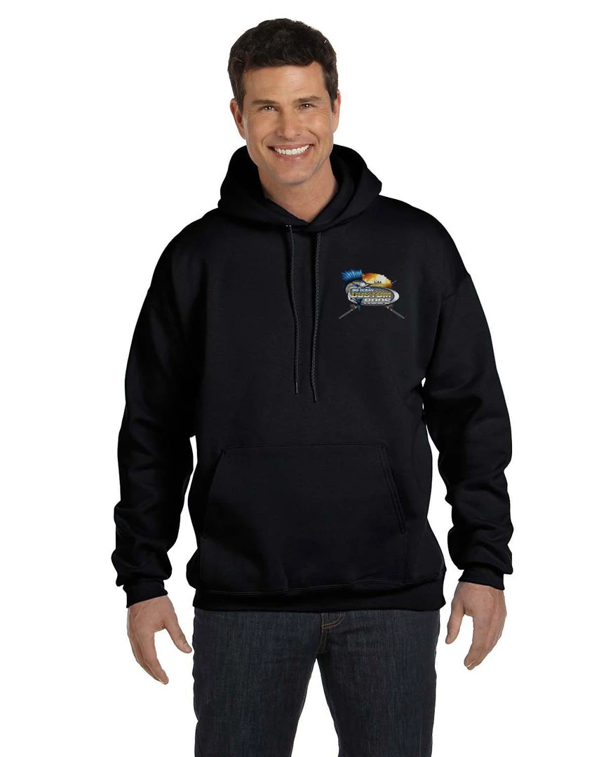 Mud Hole Custom Hoodie: Jumping Marlin Gear