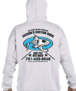 Mud Hole Custom Hoodie: Fish Skeleton