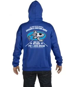 Mud Hole Custom Hoodie: Fish Skeleton