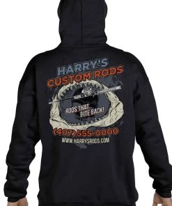 Mud Hole Custom Hoodie: Shark Jaws