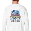 Mud Hole Long-Sleeve Mesh Performance Tee: Assorted Saltwater Gamefish