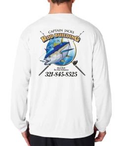 Mud Hole Long-Sleeve Mesh Performance Tee: Chasing Tuna