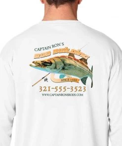 Mud Hole Custom Long-Sleeve Mesh Performance Tee: Emerging Snook