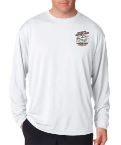 Mud Hole Gear Custom Long-Sleeve Mesh Performance Tee: Shark Jaws