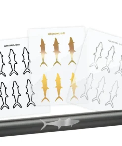CRB Mackerel Silhouette Rod Decals - Peel & Stick Supplies