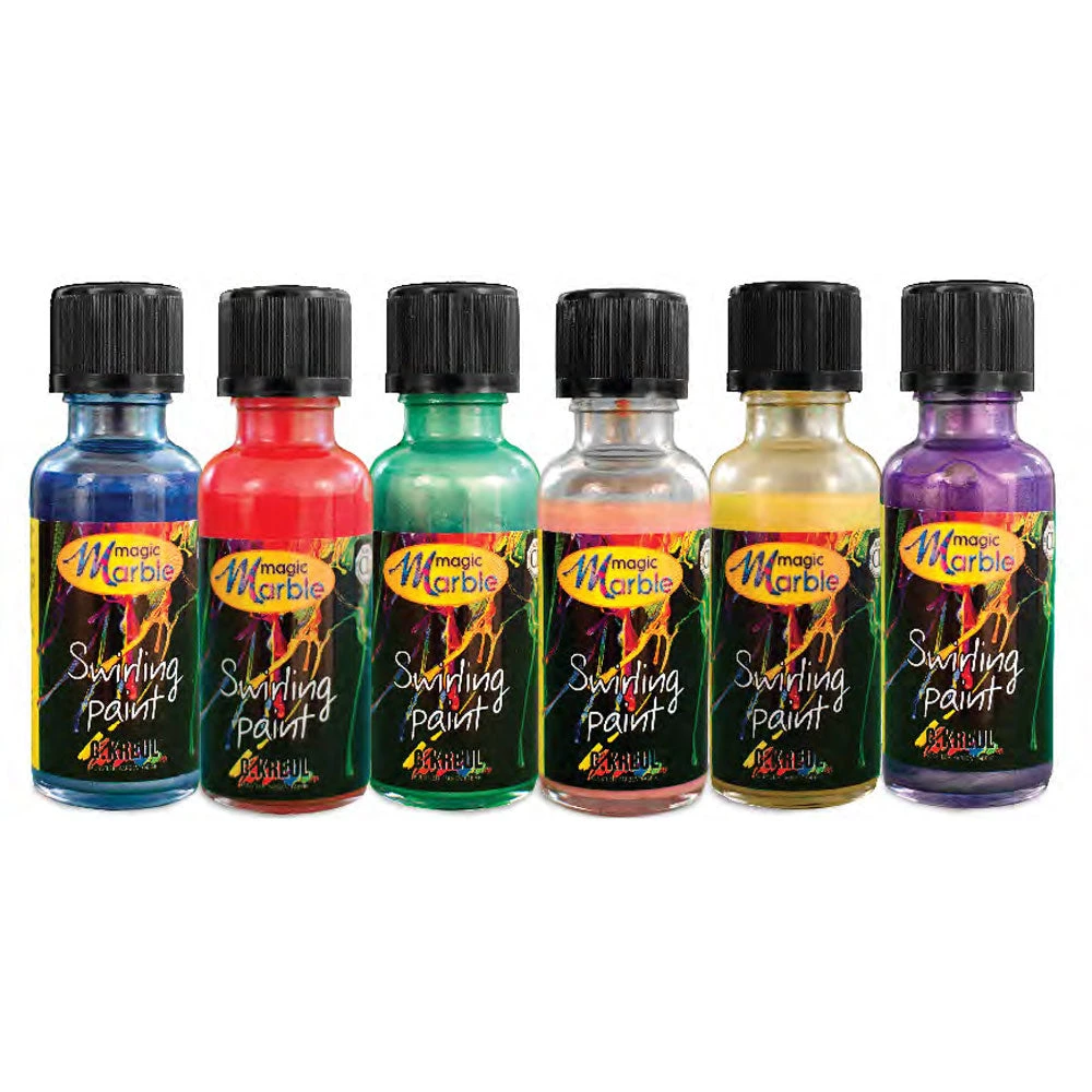 Supplies Magic Marble Swirling Paints