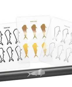 CRB Mahi Mahi Silhouette Rod Decals - Peel & Stick Supplies