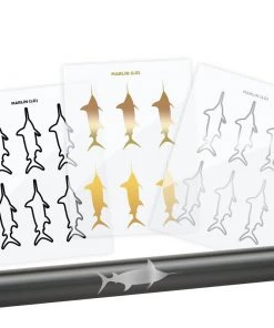 CRB Marlin Silhouette Rod Decals - Peel & Stick Supplies