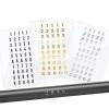 CRB Numeric Rod Decals - Peel & Stick Numbers