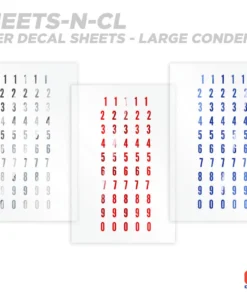 CRB Numeric Rod Decals - Peel & Stick Numbers