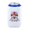 Mud Hole Gear Personalized Can Koozie 016 Pirate Skull Life Preserver