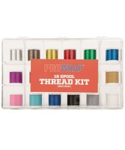 Supplies ProWrap 18-Spool Thread Assortment With Storage Box