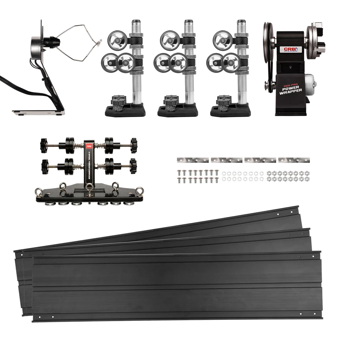 CRB Equipment RBS Ultimate Power Wrapping System With 9RPM Wire Chuck Dryer RBS-ULT