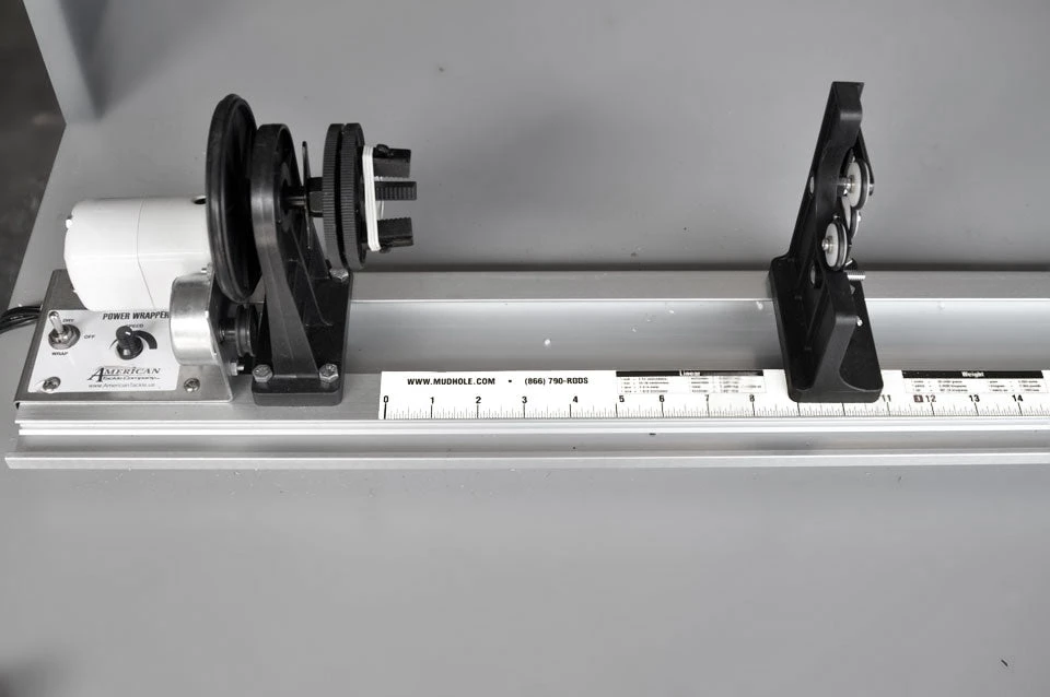 Mud Hole Measuring Tools Rod Builder's Adhesive-Backed Measuring Tape & Conversion Chart