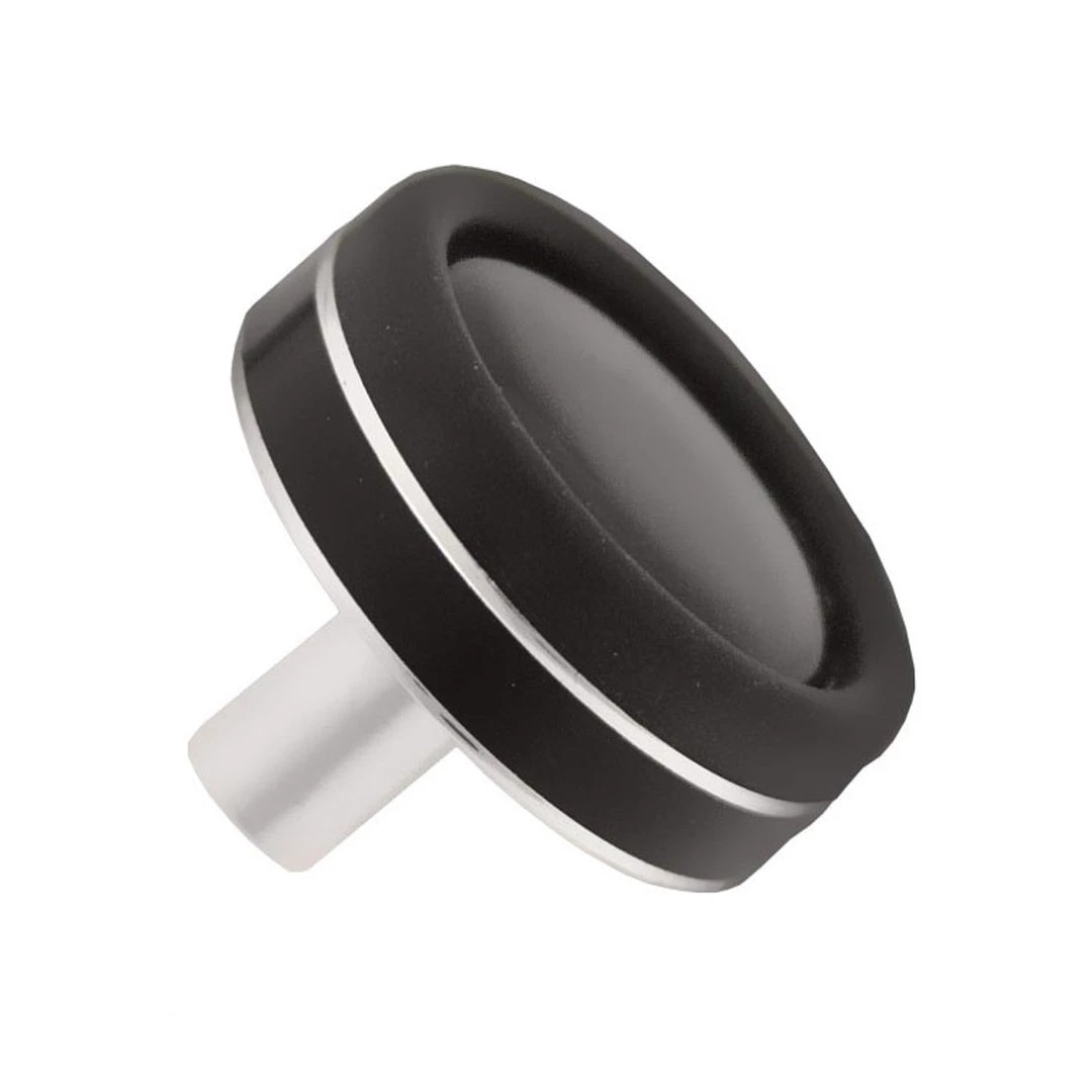 CRB Rubber Butt Cap With Designer Aluminum Trim Components