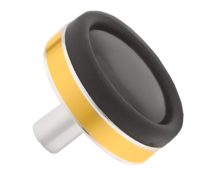CRB Rubber Butt Cap With Designer Aluminum Trim Components